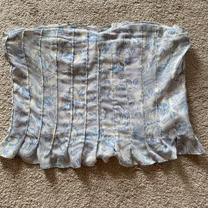 FREE PEOPLE strapless crop top